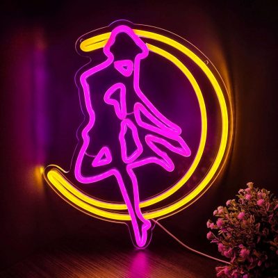 Neon Sign Sailor Moon Decor Led Lamp