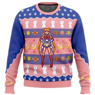 Sailor Moon Design Ugly Christmas Sweater