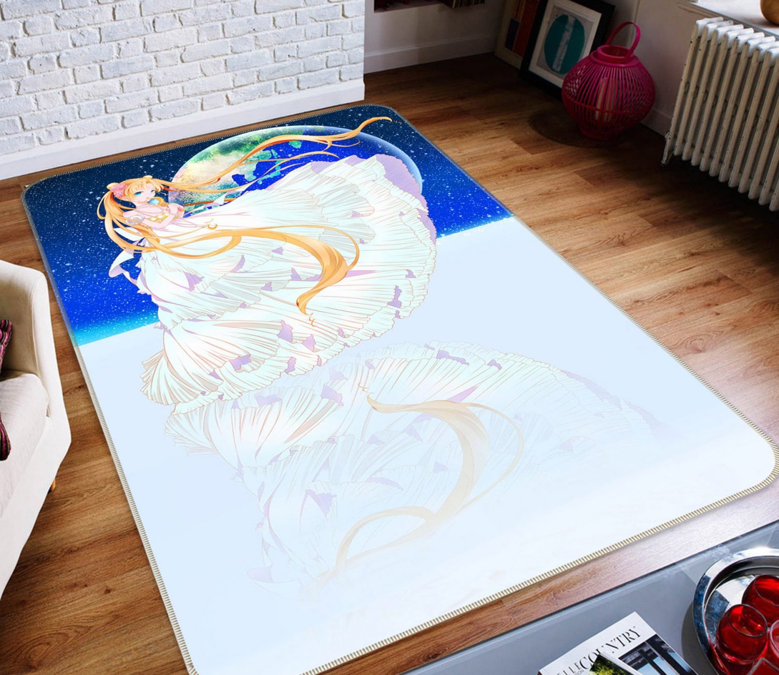 3D Sailor Moon 2042 Anime Rug - Sailor Moon Merch