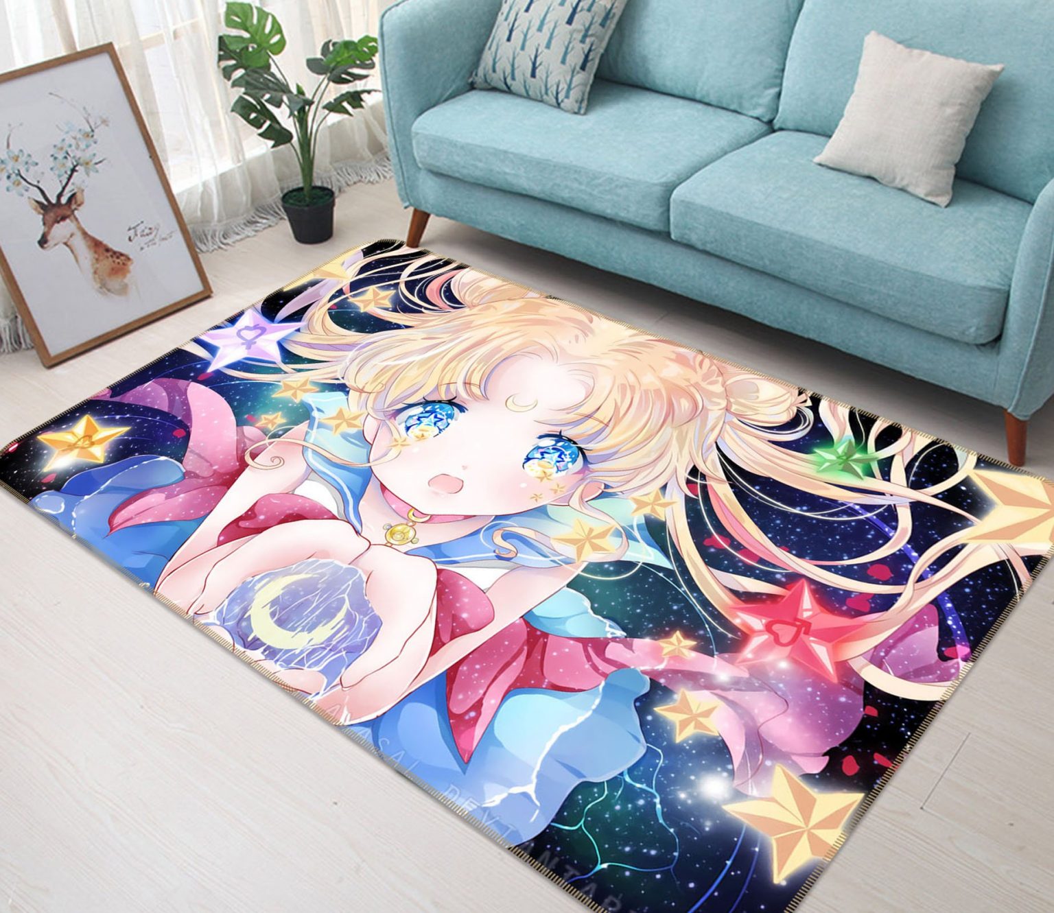 3D Sailor Moon 2032 Anime Rug Sailor Moon Merch