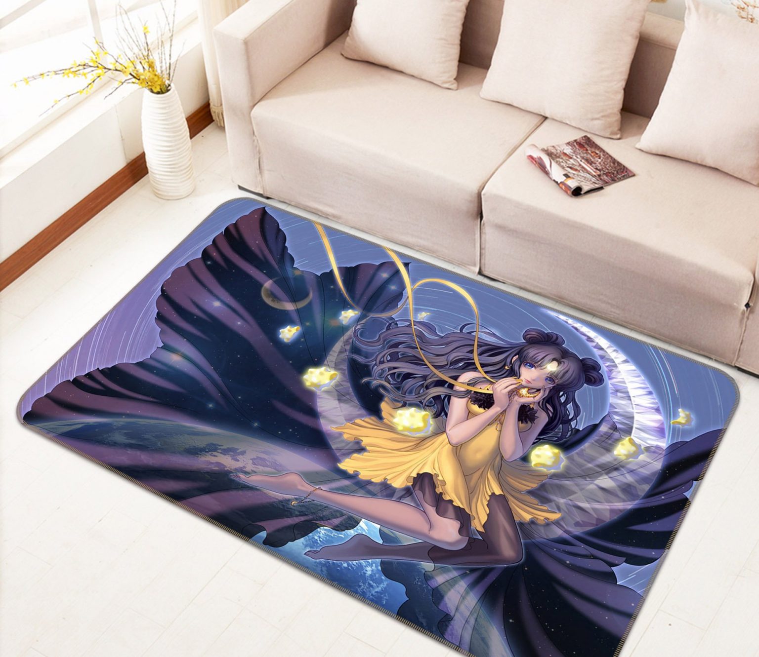3D Sailor Moon 2029 Anime Rug - Sailor Moon Merch