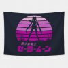 Sailor Moon Sun Set Tapestry Official onepiece Merch