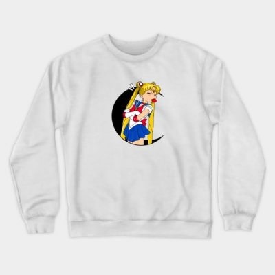 Usagi Tongue Out Black Moon Crewneck Sweatshirt Official onepiece Merch