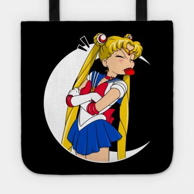 Usagi Tongue Out White Moon Tote Official onepiece Merch