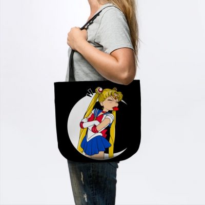 Usagi Tongue Out White Moon Tote Official onepiece Merch
