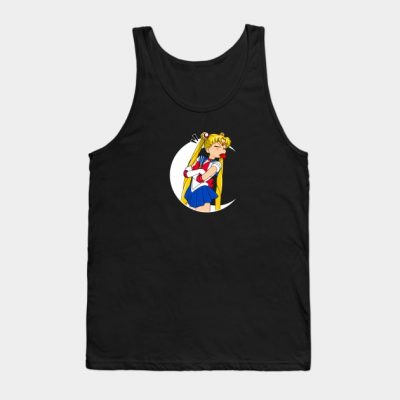 Usagi Tongue Out White Moon Tank Top Official onepiece Merch