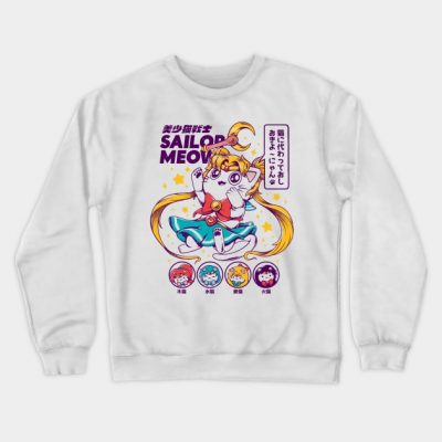 Sailor Meow Crewneck Sweatshirt Official onepiece Merch