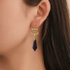 1PC Sailor Moon Black Lady Evil Black Crystal Earrings Gothic Dangle Earrings for Women Jewelry Accessories - Sailor Moon Merch