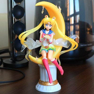 20cm Sailor Moon Figures Anime Tsukino Usagi Pvc Model Moon Hare Zero Cartoon Action Figurines Toy 1 - Sailor Moon Merch