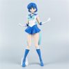 22cm Anime Sailor Moon Figure Sailor Mars Sailor Mercury Action Figures Collectible Handmade Toys Kawaii Doll 2 - Sailor Moon Merch