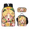 3 Piece Set Mochila Sailors Moon Backpack Women Basic Bookbag for College School Student Anime Bag 1 - Sailor Moon Merch