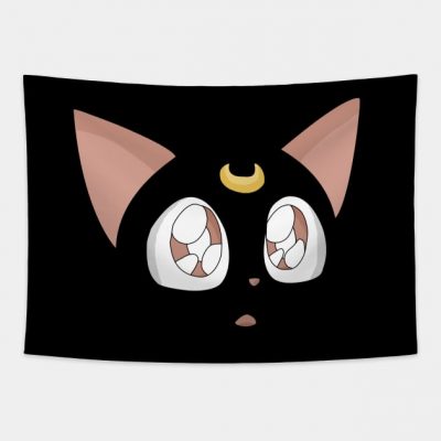 Sailor Moon Cat Luna Tapestry Official onepiece Merch