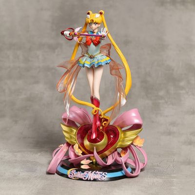 34cm Sailor Moon Super GK Tsukino Usagi Collection Figure Figurine Model Statue - Sailor Moon Merch