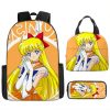 3D Printing Three piece Sailor Moon Anime Peripheral Backpack Primary and Secondary School School Bag Lunch 1 - Sailor Moon Merch