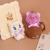 Anime Cartoon Q Version Sailor Moon Luna Cat Plush Toy Kawaii Keychain Backpack Pendant Accessories for 4 - Sailor Moon Merch