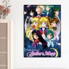 Anime Cute S Sailor Girl M Moon POSTER Poster Prints Wall Painting Bedroom Living Room Decoration 1 - Sailor Moon Merch