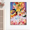 Anime Cute S Sailor Girl M Moon POSTER Poster Prints Wall Painting Bedroom Living Room Decoration 2 - Sailor Moon Merch