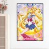 Anime Cute S Sailor Girl M Moon POSTER Poster Prints Wall Painting Bedroom Living Room Decoration 5 - Sailor Moon Merch