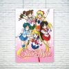 Anime Cute S Sailor Moon Lovely POSTER Wall Pictures For Living Room Fall Decor Small 1 - Sailor Moon Merch