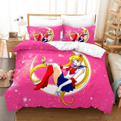 Anime Sailor Moon 3d Bedding Set Queen King Size Beautiful Girls Duvet Cover Set Comforter Cover 12.jpg 640x640 12 - Sailor Moon Merch
