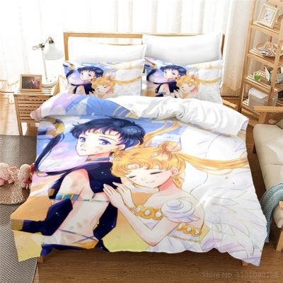 Anime Sailor Moon 3d Bedding Set Queen King Size Beautiful Girls Duvet Cover Set Comforter Cover 13.jpg 640x640 13 - Sailor Moon Merch