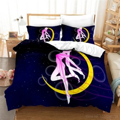 Anime Sailor Moon 3d Bedding Set Queen King Size Beautiful Girls Duvet Cover Set Comforter Cover 14.jpg 640x640 14 - Sailor Moon Merch