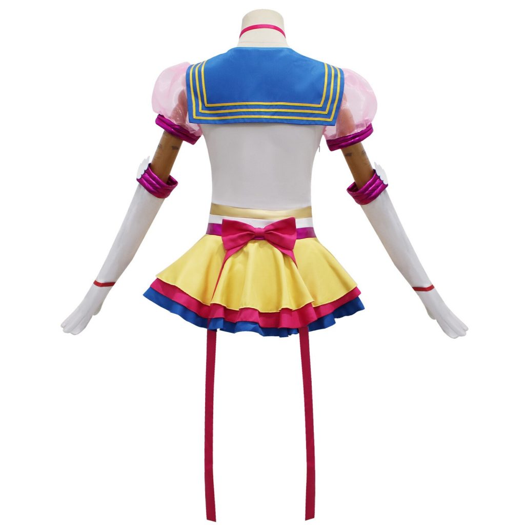 Anime Sailor Moon Cosplay Costume Wig Tsukino Usagi Uniform Dress Yellow Wig Halloween Carnivl Party Outfits 4 - Sailor Moon Merch