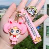 Anime Sailor Moon Keychain Hino Rei Action Figure PVC Bag Pendant Key Chain Car Key Chain 3 - Sailor Moon Merch