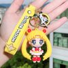 Anime Sailor Moon Keychain Hino Rei Action Figure PVC Bag Pendant Key Chain Car Key Chain 4 - Sailor Moon Merch