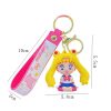 Anime Sailor Moon Pendant Keychains Holder Car Key Chain Cartoon Key Ring Phone Bag Hanging Jewelry 5 - Sailor Moon Merch