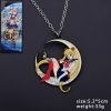 Anime Sailor Moon Pendant Necklace Classic Cute Women Girls Charm Cartoon Jewelry Gift for Fans Birthday 1 - Sailor Moon Merch