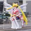 Bandai Anime Sailor Moon Pvc Doll Girl Toy Cake Decoration Action Model Car Ornament Children Christmas 1 - Sailor Moon Merch