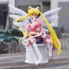 Bandai Anime Sailor Moon Pvc Doll Girl Toy Cake Decoration Action Model Car Ornament Children Christmas - Sailor Moon Merch