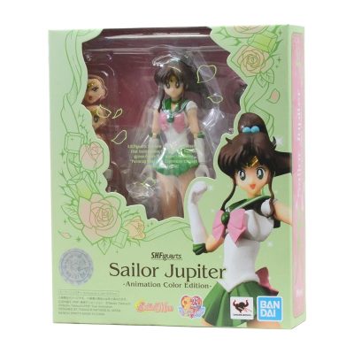 Bandai Sailor Moon Figure SHF Kino Makoto Jupiter Joint Movable Genuine Anime Figure Model Action Toy 1 - Sailor Moon Merch