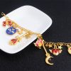 Harong Sailor Charm Moon Bracelet Girls Anime Delicate Jewelry Cute Cat Magic Wand Pendant Comics Trendy 4 - Sailor Moon Merch