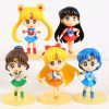Q Version Sailor Moon Mercury Mars Jupiter Venus Uranus Neptune Pluto Chiba Mamoru Figures Toys Desktop 2 - Sailor Moon Merch