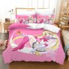 Sailor Girl Moon S4756 Anime Bedding Set Cartoon Duvet Cover Pillowcase Three Piece Suit Bedroom Household 1 - Sailor Moon Merch