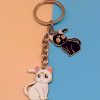 Sailor Keychain Moon Sweet Cat Girl Car Metal Key Chain Creative Cartoon Cute Couple Gift Bag 4 - Sailor Moon Merch