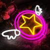 Sailor Moon Anime Neon Sign Magic Stick Anime Kawaii Hanging Led Light Home Bedroom Birthday Party 1 - Sailor Moon Merch