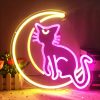 Sailor Moon Cat Neon Sign Anime Neon Sign Custom Neon Light Sign Anime Sign Room Wall - Sailor Moon Merch