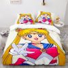 Sailor Moon Girls Bedding Set Kids Quilt Cover Cartoon 3D Printed Children Bedroom Single Doule King.jpg 640x640 2 - Sailor Moon Merch