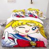 Sailor Moon Girls Bedding Set Kids Quilt Cover Cartoon 3D Printed Children Bedroom Single Doule King.jpg 640x640 4 - Sailor Moon Merch