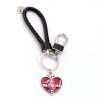 Sailor Moon Keychain Heart Moon Bow Pendant Key Chains Leather Rope Car Key Ring Chaveiro Women 5 - Sailor Moon Merch