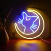 Sailor Moon Luna Neon Sign Anime Magic Cat LED Neon Lights for Wall Decor Game Room - Sailor Moon Merch