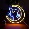 Sailor Moon Luna Neon Sign Anime Magic Cat LED Neon Lights for Wall Decor Game Room 4 - Sailor Moon Merch