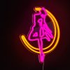 Sailor Moon Neon Sign Sailor Moon Decor LED Sailor Moon Lamp Wall Decor Anime Neon Light 3 - Sailor Moon Merch