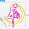 Sailor Moon Neon Sign Sailor Moon Decor LED Sailor Moon Lamp Wall Decor Anime Neon Light 4 - Sailor Moon Merch