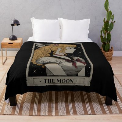 The Moon Tarot - Girl Moon Throw Blanket Official Sailor Moon Merch