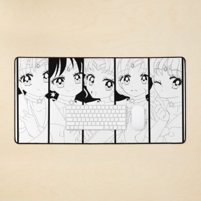 Sailor Moon Black And White Mouse Pad Official Sailor Moon Merch
