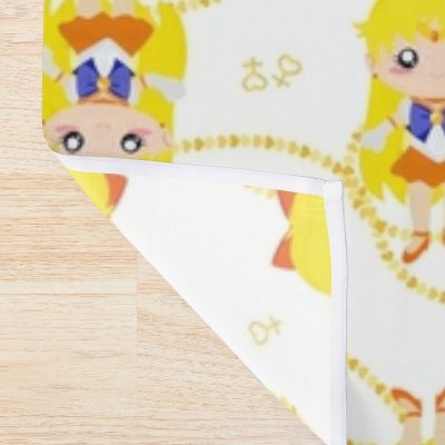 Sailor Venus Pattern Shower Curtain Official Sailor Moon Merch